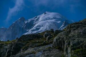 ghiacciaio di argentiere, chamonix, alta Savoia, Francia foto