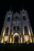 kayutangan Chiesa di il sacro cuore di Gesù Cristo nel malang, est Giava - Indonesia foto