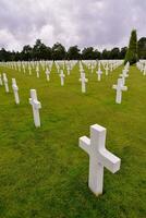 il americano cimitero a Normandia foto