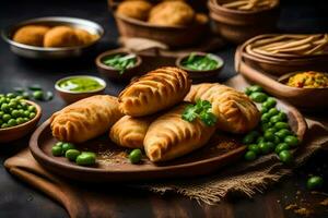 il migliore indiano cibo nel il mondo. ai-generato foto