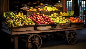 ai generato freschezza di agrume frutta, natura salutare mangiare, maturo e succoso generato di ai foto