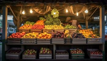 ai generato freschezza di agrume frutta, natura salutare mangiare, maturo e succoso generato di ai foto