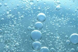 acqua bolla struttura su blu sfondo foto