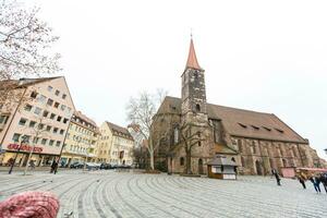 Norimberga, Germania dec 31, 2019 christkindlesmarkt nel Norimberga, foto