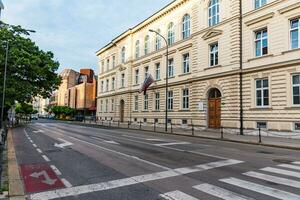 Lubiana, slovenia - ago 17, 2019 - vuoto strade nel il pomeriggio foto