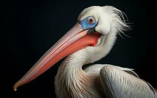 ai generativo pellicano uccello naturale illustrazione fotografia foto