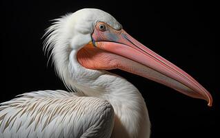 ai generativo pellicano uccello naturale illustrazione fotografia foto