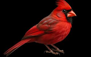 ai generativo cardinale uccello naturale animale fotografia foto
