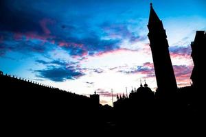 venezia vista all'alba foto