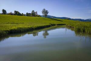 paesaggi a il meraviglioso Locale ricreazione la zona a il irrsee nel Austria foto