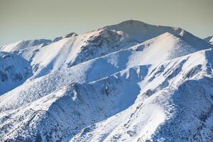 montagna invernale in Polonia da Tatra - Kasprowy Wierch foto