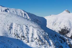 montagna invernale in Polonia da Tatra - Kasprowy Wierch foto