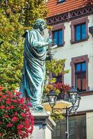 nicolao Copernico statua nel correre, Polonia foto