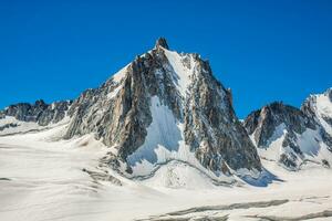 mont blanc massiccio nel il francese Alpi, Chamonix mont blanc foto