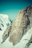 mont blanc massiccio nel il francese Alpi, Chamonix mont blanc foto