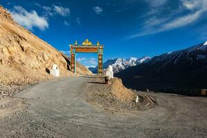 cancelli di ki Gompa, spiti valle, himachal Pradesh foto