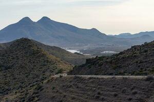 Visualizza a partire dal mirador amatista nel cabo de gata nel almeria nel Spagna foto