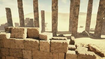rovine di antico città di palmyra foto