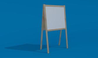 cartellone pubblicitario esterno vuoto un design mockup stand foto