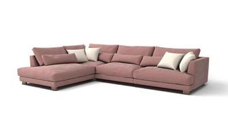 divano vista mobili 3d rendering