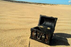 un' piccolo il petto seduta su superiore di un' sabbioso deserto foto