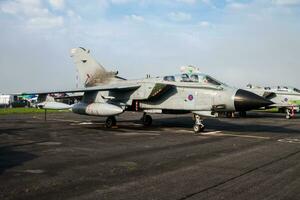 sliaco, slovacchia, 2014 - militare combattente Jet aereo a aria base. aria vigore volo operazione. aviazione e aereo. aria difesa. militare industria. volare e volare. foto