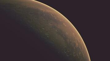 orbitante pianeta Marte nel in profondità spazio foto
