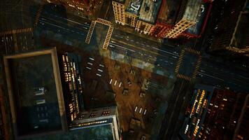 città superiore Visualizza di grattacieli edificio di fuco foto