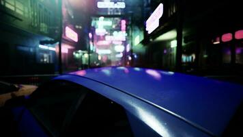 bellissima neon segni Inserisci fascino e Glitz per il strade di Questo asiatico città foto