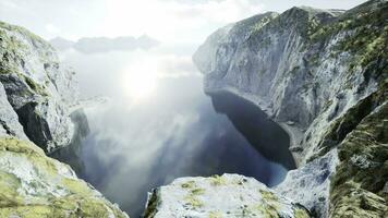 aereo estate cielo panorama Visualizza di Norvegia montagne foto