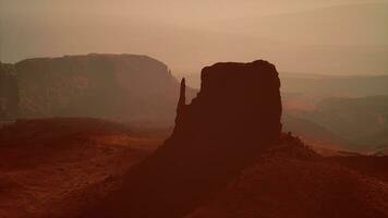 panorama con famoso monumento valle a partire dal Arizona foto