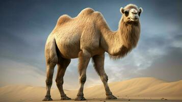 ai generato bactrian cammello natura animale sfondo sfondo foto