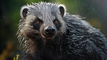 ai generato Binturong fullr natura animale sfondo sfondo foto