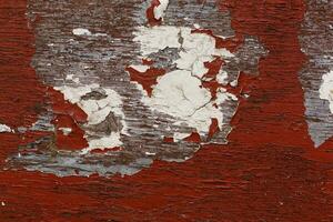 rosso dipinto di legno struttura sfondo. , ruvido, invecchiato, squallido, rotte, via foto