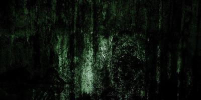 pareti squallide verde scuro. trama di cemento spaventoso foto