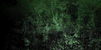 pareti squallide verde scuro. trama di cemento spaventoso foto