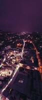 vista aerea della città foto