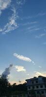 chiaro cielo Visualizza no nuvoloso foto
