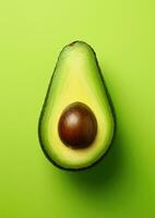 ai generato seme fresco sfondo vegetariano frutta ingrediente avocado esotico vitamina verdura foto