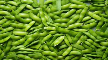 ai generato freschezza verde legume crudo dieta gruppo avvicinamento cibo pianta raccogliere natura vegetariano foto