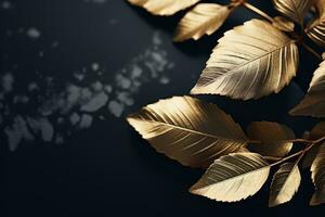 ai generato di stagione bellissimo le foglie flora autunno luminosa pianta decorativo albero autunnale design foto