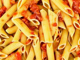 grande le quantità pasta sfondo ai generativo foto