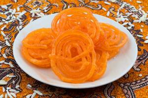 indiano dolce cibo jalebi foto