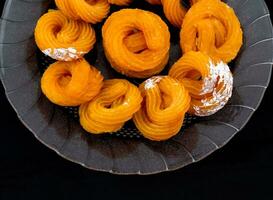 indiano dolce cibo paneer jalebi foto