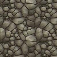 grigio piccolo rocce terra struttura. nero piccolo strada pietra sfondo. ghiaia ciottoli pietra senza soluzione di continuità struttura. foto