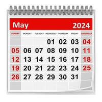 calendario - Maggio 2024 foto