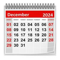 calendario - dicembre 2024 foto