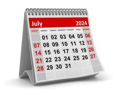 calendario - luglio 2024 foto