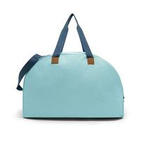 blu colore vuoto all'aperto di moda divertimento gli sport costume nylon attraversare corpo spalla cinghia Borsa borsone Palestra viaggio borse isolato su bianca sfondo. modello. foto