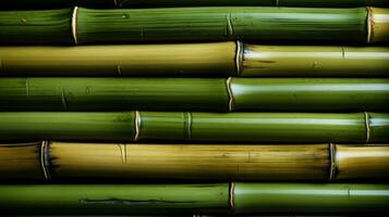 ai generato il sfondo è fatto di fresco bambù. luminosa sfondo. generativo ai foto